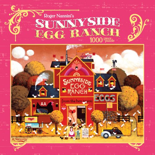 61hQFvNIXSL Ceaco Roger Nannini Tin 1000 Piece Puzzle   Sunnyside Egg Ranch