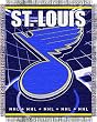 ST. LOUIS BLUES 48"x 60" Triple Woven Jacquard KNIT THROW BLANKET
