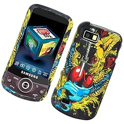 Samsung Behold 2 T939 (T-Mobile) Rubberized Snap-on Protector Hard Cover Image Cover "Love Is Victory" Design