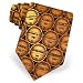 Wine Barrels Tie by The American Necktie Co - Brown Microfiber