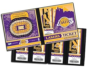Amazon.com : NBA Los Angeles Lakers Ticket Album, One Size : Sports ...