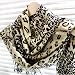 Pashmina Leopard Animal Print Scarf - Brown Image #5