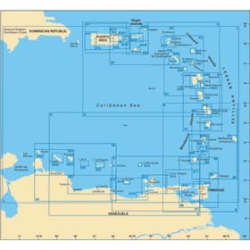 Imray #1 General Chart Eastern Caribbean Marine Nautical Chart by 