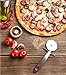 Pizza Cutter Ice Cream Scoop Set / Stainless Steel Wheel with Soft Grip Handle / 2 1/2-inch Cookie Scoop and Ebook 