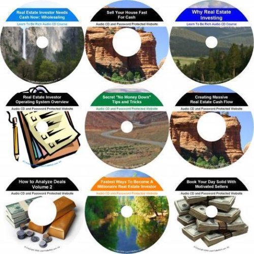 The Exhaustive Nine CD No Money Down, Millionaire Making Real Estate Mentoring System
