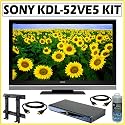 Sony BRAVIA KDL-52VE5 52-Inch 1080p 120Hz + Blu-Ray Accessory Kit
