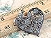 Alilang Womens Floral Silvery Tone Crystal Rhinestone Insect Butterfly Love Flower Heart Brooch Pin