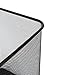 Aojia Rectangular Waste Bin,Steel Mesh,10.3 .3 .2h,Black Ly-9105b