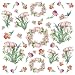 Feuille Papier de riz - Tulipes & Roses Rouges