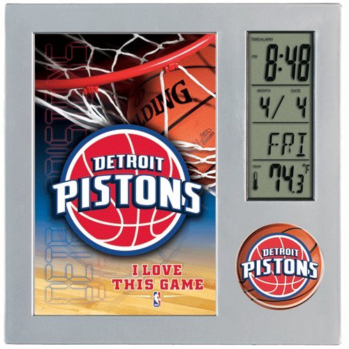 Detroit Pistons Digital Desk Clock