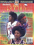 Ben Wallace, Darius Miles & Moochie Norris Autographed/Hand Signed Beckett Basketball Card Monthly