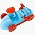 Present Time  Dinnerware Race Car blue w. red plastic