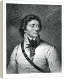 Tadeusz Kosciuszko, Polish and Lithuanian national hero, general and leader,... - 16 Inch Canvas Print (40 cm) by Heritage-Images