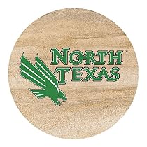 Thirstystone Natural Sandstone Set of 4 Coasters University of North Texas