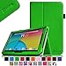Fintie Premium PU Leather Cover for 10.1 Inch Tablet Inclu. iRULU eXpro X1s / X1 Plus 10.1, Dragon Touch A1 / A1X Plus 2016 Edition, ValuePad VP112 (Check Compatible List Below), Green