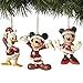 Jim Shore Disney Traditions Mickey Minnie And Donald Christmas Ornaments Set