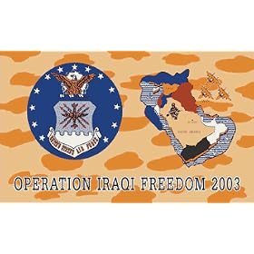 Air Force Operation Flag Polyester 3 ft. x 5 ft.