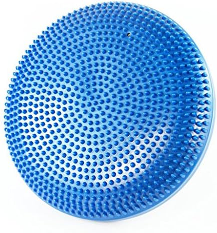 Shopyogas Cushion Padded Flat and Round Trigger Point Feet Massage Yoga Pilates Ball Blue