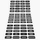 Blue Sea 8214 Label Kit Dc Waterproof - Electrical Components - Blue Sea System by BLUE SEA SYSTEM