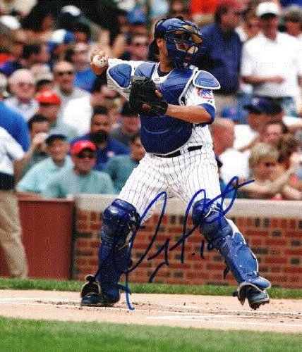 Autographed/Hand Signed Geovany Soto Chicago Cubs 8x10 Photo