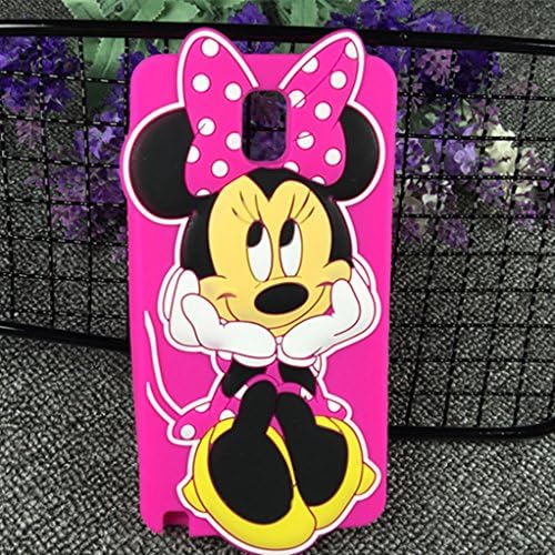 Lovely Minnie Mouse 3D Cute Cartoon Soft Silicone Gel Case Cover For Samsung galaxy Star S5280/S5282(Rose)