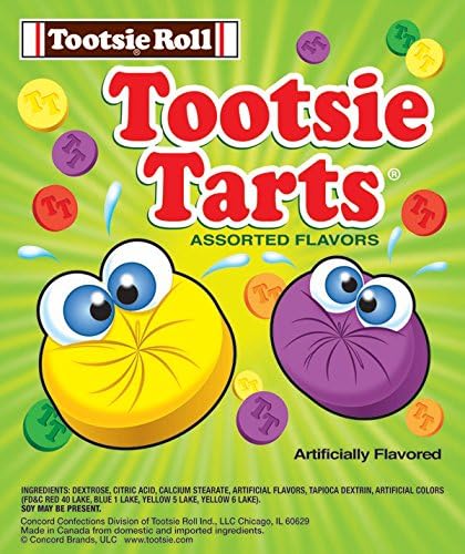 TOOTSIE Tarts Candy - 3 Pounds Bulk With Bonus Item