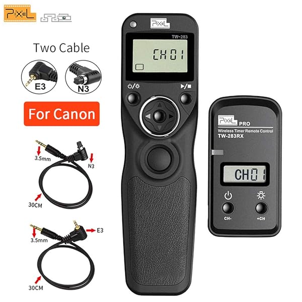 Electronics 10D 30D 400D Remote Shutter Release for Canon Eos PIXEL 2