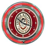 Neon Clock - George Killian s Irish Red Logo, Model# KL1400