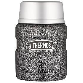 Thermos Stainless Steel King Hammertone Food Flask, 0.47L