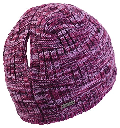 TrailHeads Women's Space Dye Knit Ponytail Beanie