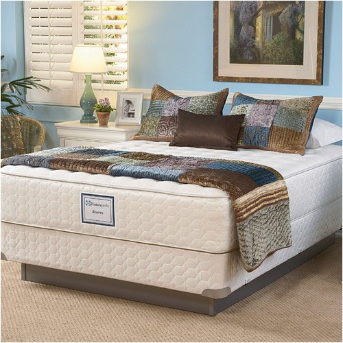 Kitchen: Sealy 50481841 / 60400X41 Sealy Posturepedic Full XL Kelton Place Firm Mattress Set