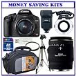 Dental-Medical Digital SLR OutFits: Canon EOS Rebel T1i 15.1 MP CMOS Digital SLR Camera [Body] + Sigma Flash Macro Ring EM-140 DG for Canon SLR Cameras + Sigma 70mm F/2.8 EX DG Macro Lens + Willoughby's Dental/Medical Accessory Bundle