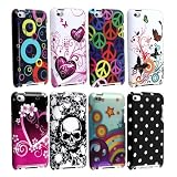 8 In 1 Design Snap on Case Bundle for Apple iPod Touch 4th Gen
