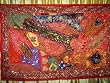 Tapestry wall Hangings From India-Ethnic Bead Vintage India Decor Sari Tapestry Wall Hanging Throw 70x44