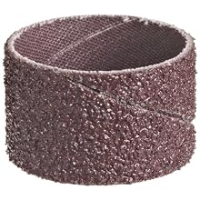 3M  Cloth Band 341D, 1-1/2" Diameter x 1" Width, 36 Grit, Brown (Pack of 100)