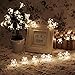 Battery Operated String Lights LED Sakura Fairy Light Flower for Bedroom and Indoor/Outdoor Christmas Tree Warm Light 40 LED