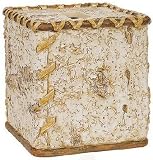 Birch Bark Tissue Box Cover