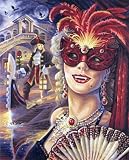 Schipper 9130 450 - Malen nach Zahlen Karneval in Venedig , 40 x 50 cm