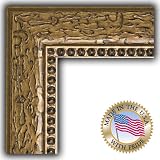4x10 / 4 x 10 Gold leaf w/ Black Undertones Picture Frame - NEW .. 2.5'' wide