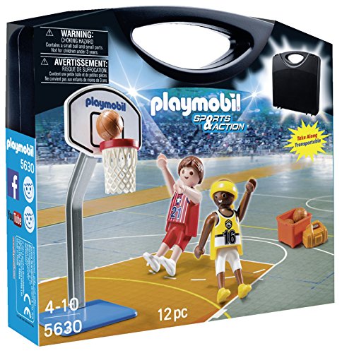 PLAYMOBIL Basketball Carrying Case Playset