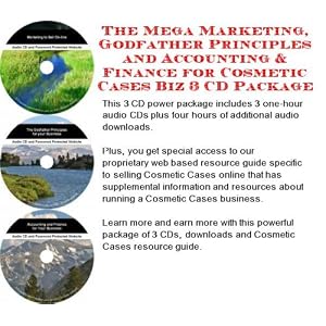 The Mega Marketing, Godfather Principles and Accounting & Finance for Cosmetic Cases Biz 3 CD Package (Audio CD) courses shop 