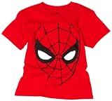 Spiderman Boys 2-7 Spiderman Face Crewneck Tee