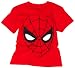 Search : Spiderman Boys 2-7 Spiderman Face Crewneck Tee