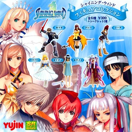 SR series shining wind PVC figure collection normal set 5