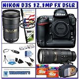 Nikon D3S Digital SLR (Camera Body) + Nikon 24-70mm Lens + Nikon 70-200mm VR II Lens + 3-Year Extended Warranty + Power & Precision Bundle