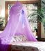 Purple Chiffon Furbelow Princess Bed Canopy By SID