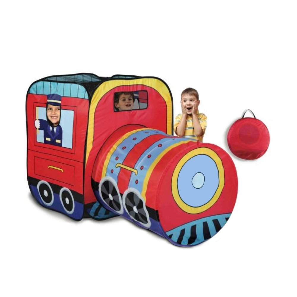 Train Childrens Indoor Outdoor Play Tent & Tunnel, Hours of