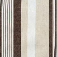 Markisen Outdoor Stoff Breite 160cm 'Streifen' Braun-Beige-Weiss