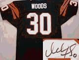 Ickey Woods Cincinnati Bengals NFL Autographed Authentic Black Jersey