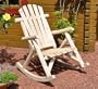 Leco 29420799 Rocking Chair en Bois Rond Epic�a